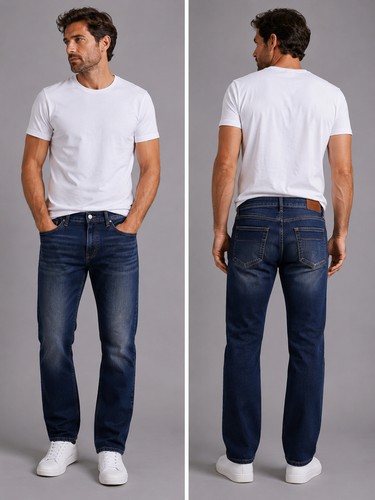Jeans 50 dunkelblau - jeans,