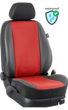 VW Golf 6 GTI / GTD / R32  Maß Sitzbezüge vorne Sportsitze: Kunstleder/rot/sch