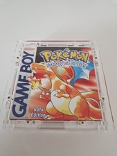 Pokemon Rote Edition Nintendo Gameboy OVP CIB Sammlung Anleitung + Acryl-Case