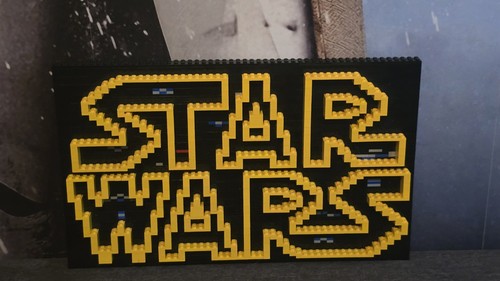 Lego star wars logo moc - star,