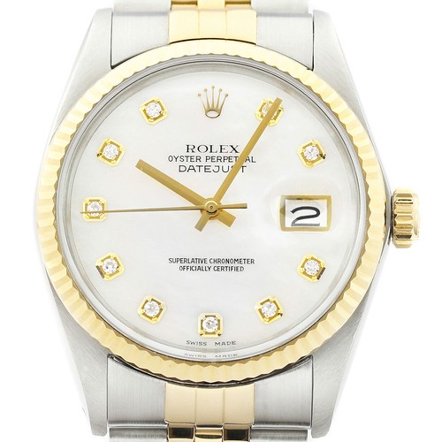 Rolex datejust 18k - 18k, &