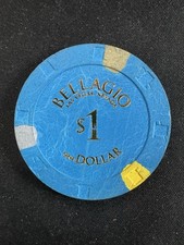 Bellagio Hotel & Casino 1$ Poker Chip Las Vegas * am Strip USA Nevada Jeton TOP