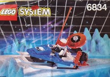  LEGO System 6834 Ice Planet - mit Bauanleitung und original Figur