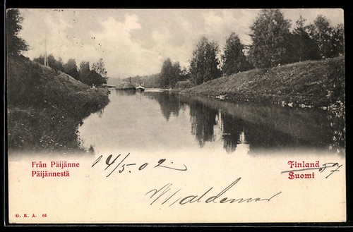 Päijänne blick über den - päijänne,,