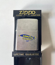 Alt ZIPPO 1998 Benzinfeuerzeug Logo: GOOD YEAR #1 IN TIRES orig. Box Zustand gut
