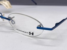 Humphreys Brille Damen Rund oval Blau randlos Eschenbach 2470 30  1990er