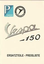 Vespa PIAGGIO Messerschmitt 150 ccm, Ersatzteile-Preisliste, A 5