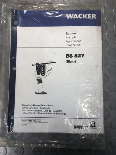 Wacker bs52y stampfer bediener - wacker,