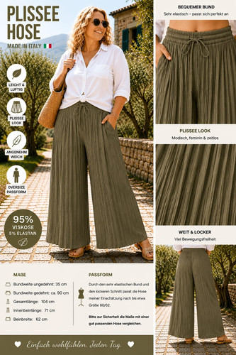 Made italy plissee hose - italy,