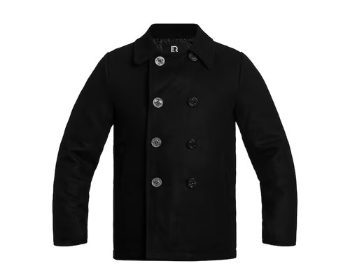 Brandit pea coat black xxl - pea,