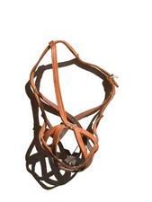 Maulkorb. Bulldog, Boxer. Leder.