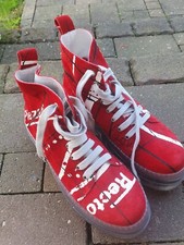 Rundholz Stiefeletten Rot Print Gr. 40/41  neu