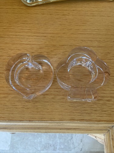 Teelichthalter glas herz und - teelichthalter,