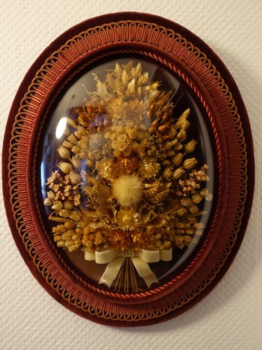 Strohblumen wandschmuck - strohblumen,,