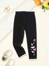 Warme Fleece Mädchen Leggings