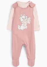 Strampler Set Gr.56 62 Aristocats NEU Disney Marie Katze rosa Sweat Body Baby