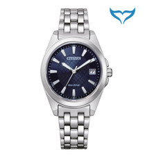 Citizen Damen Sport EO1210-83L Quarz Eco-Drive Saphir Edelstahl 10 bar Damenuhr