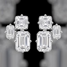 Ohrringe 8,5 kt Smaragd &