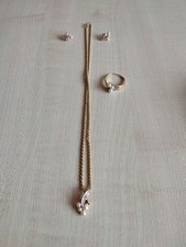 Set 585er mit Perlen - Kette