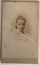 orig. CDV Foto Fotografie Kind Kinder Mode um 1903 Mädchen