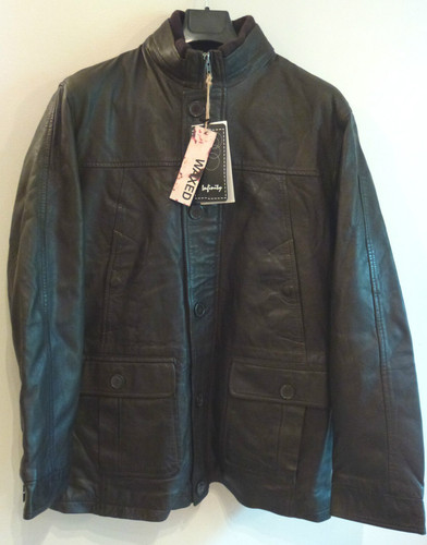 Handgenähte lederjacke herren - handgenähte,