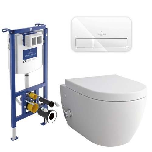Hänge mit bidetfunktion - hänge-wc,