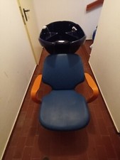  3 Friseur Waschsessel blaues tiefes Langhaarbecken  Einzeln 250 €  3  St. 600 €
