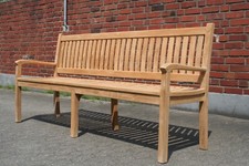 Gartenbank Beaufort Teak 200 cm Gartenmöbel Outdoor Sitzbank Teakmöbel Bank