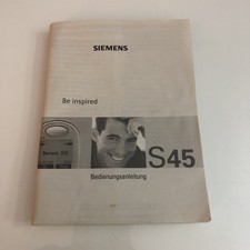 Original Siemens S45 Buch