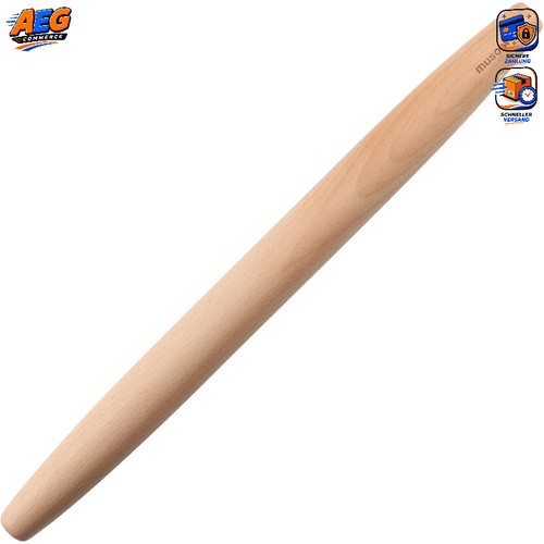 Nudelholz holz teigroller - holz, 40