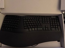 Microsoft Ergonomic Tastatur, Handballenauflage, USB
