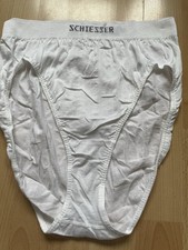 Schiesser Damen Slip weiß Baumwolle Gr 44 Neu