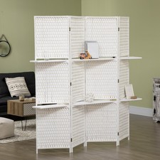 HOMCOM Paravent 4-teilig 181 x