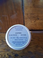 Kryolan Glamour Sparks Copper Shimmer Glitter Face Dust 
