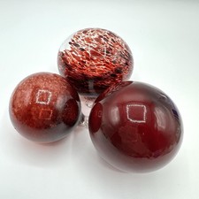 3 Stück Glas Kugeln