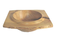 Schale aus Kirschbaum eckig