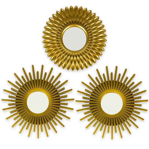 Bonnyco spiegel rund gold - bonnyco,