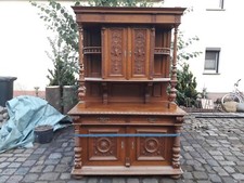 WD Altes Prunk Büffet aus der Gründerzeit massive Eiche sehr schwer, Top Zustand