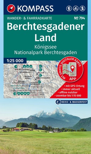 Kompass wanderkarte 794 - wanderkarte,