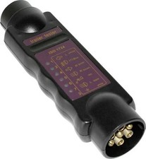 Prüfgerät Anhänger Tester 7 Polig 12V Trailer Beleuchtungstester Prüfer