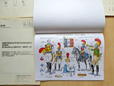 8 Arbeitsunterlagen zur Schlacht bei WATERLOO  u. Golberg Katalog Ligny-Waterloo