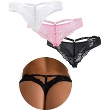 Sexy damen spitzen tanga 3er - sexy,