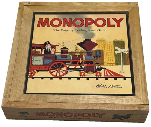 Monopoly holz retro 1930er - -,