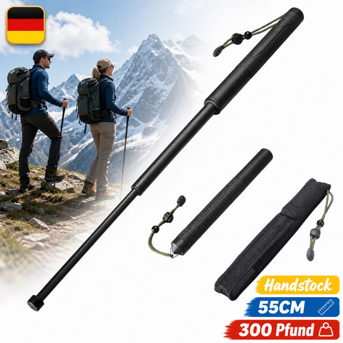 Teleskop wanderstock 55cm alu - teleskop,