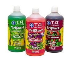 Terra Aquatica TriPart Set weiches Wasser 1 Liter (Flora Series)