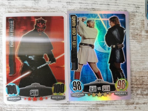 Star wars sammelkarten serie - star,