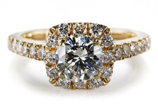 Ring 1 Brillant 0,55 ct J/VVS2
