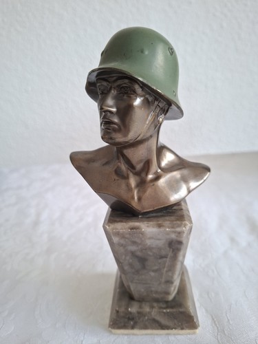 Soldaten büste auf marmor - büste,