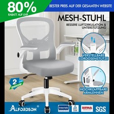 ALFORDSON Mesh Bürostuhl Executive Computer Liege Stoff Racing Sitz Arbeit
