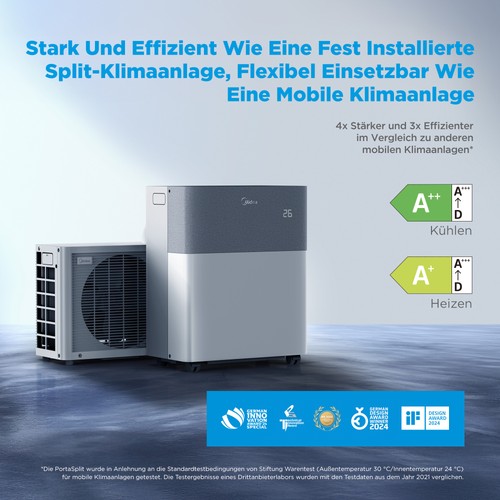 Midea porta split mobile - porta,
